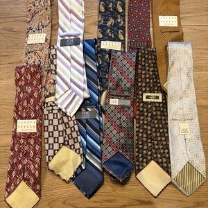 Lot Of 11 Joseph Abboud Silk Ties